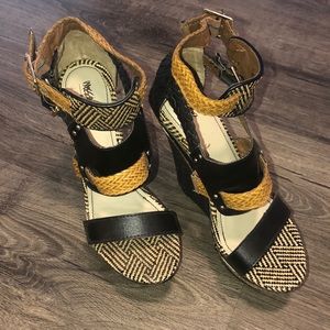 Mossimo wedge heels. Sexy. Never worn. Size 7